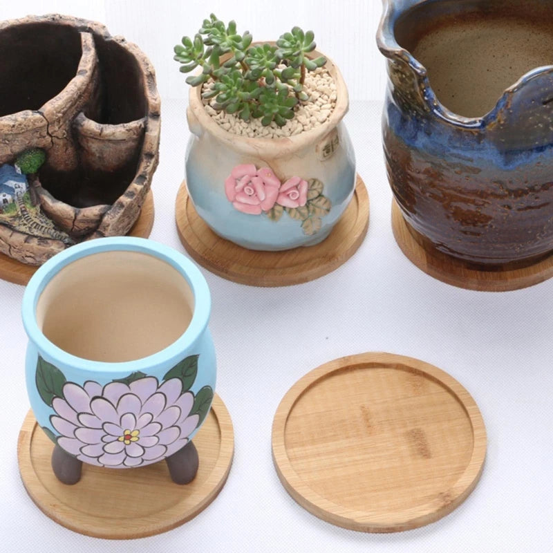 Bamboo Wood Cup Pad