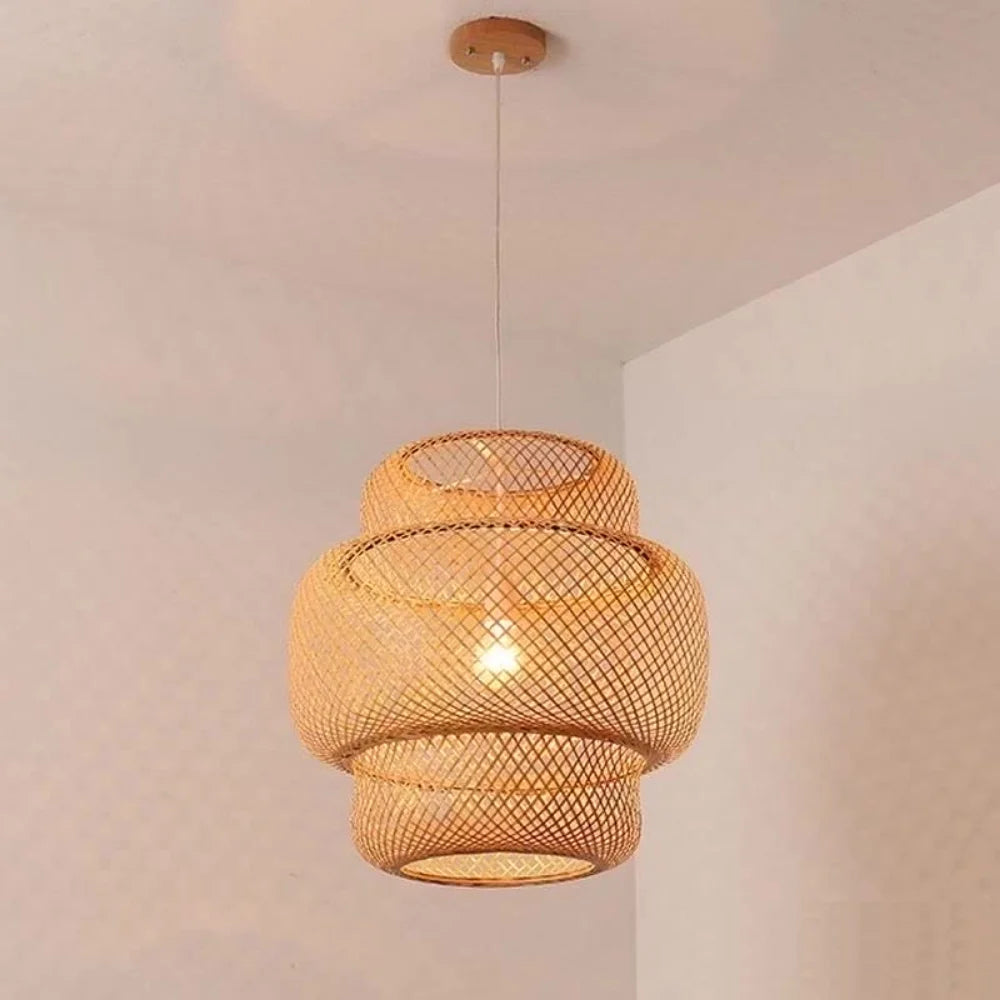 Hand Knitted exotic lamp