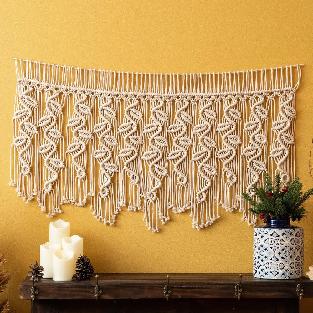 leafstyle woven macrame