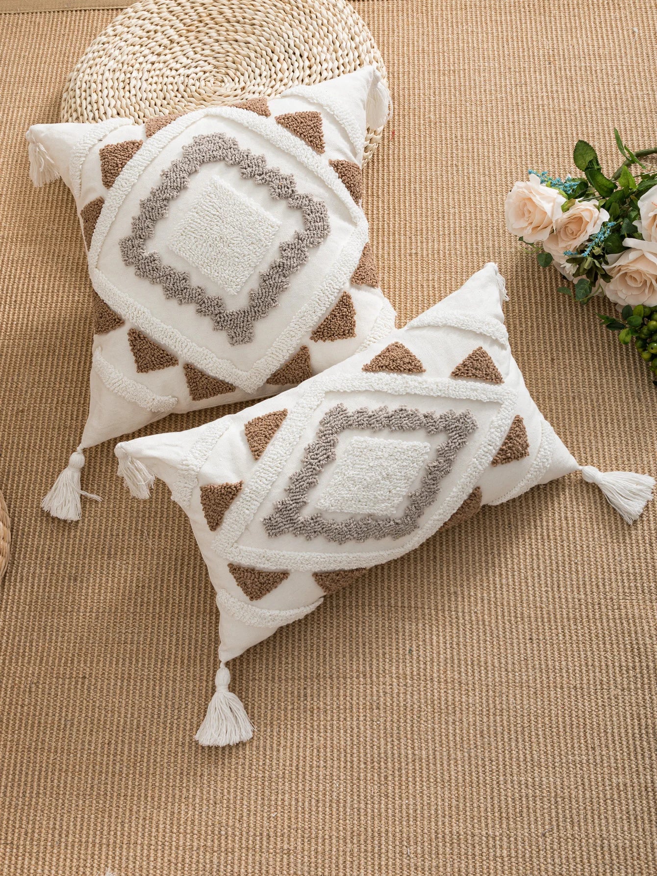 bohemian pillow cover