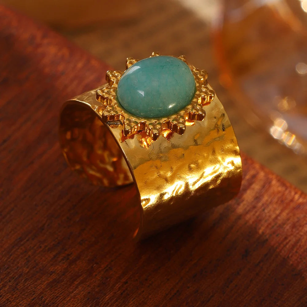 ocean teardrop ring